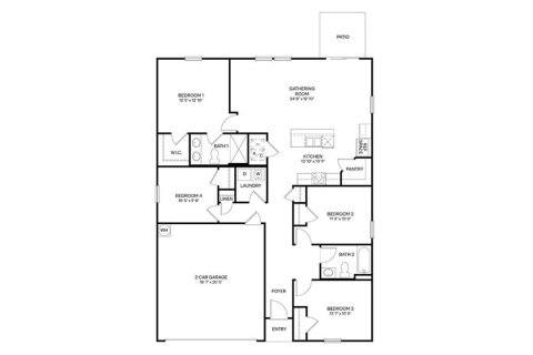 Villa ou maison à vendre à Palm Coast, Floride: 4 chambres, 138.33 m2 № 2406578 - photo 2