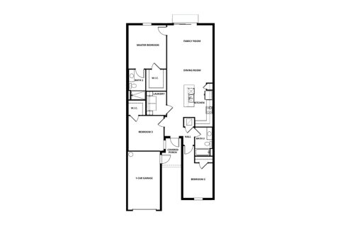 Townhouse floor plan «139SQM PATRICIO», 3 bedrooms in CELEBRATION POINTE