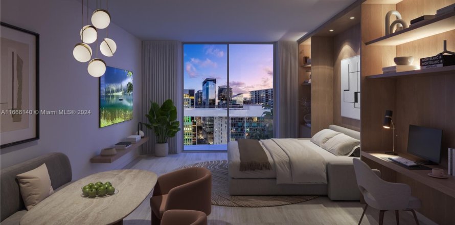 Estudio en el Condominio en Miami, Florida № 1859731