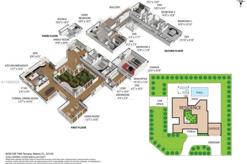 Купить виллу или дом в Майами, Флорида 5 спален, 454.01м2, № 2067744 - фото 6