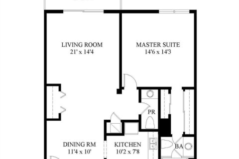Condo in Palm Beach, Florida, 1 bedroom  № 1120182 - photo 1