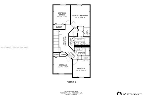 Купить таунхаус в Майами-Гарденс, Флорида 4 спальни, 159.42м2, № 1997496 - фото 19