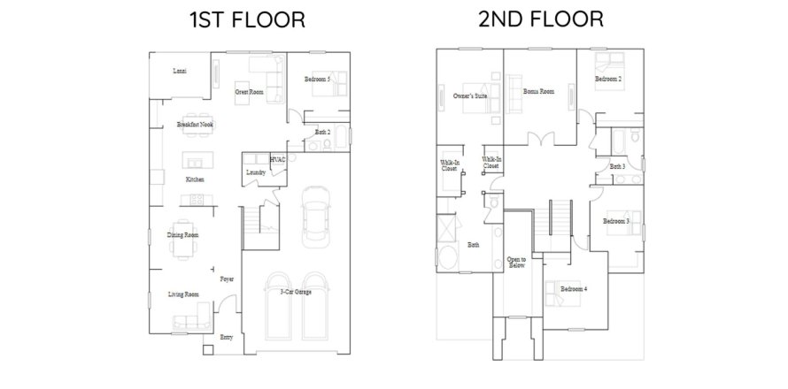 Touwnhouse à THE ISLES AT WEST PORT à Port Charlotte, Floride 5 chambres, 300 m2 № 137453