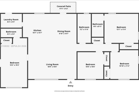 House in Lauderhill, Florida 4 bedrooms, 142.05 sq.m. № 2420675 - photo 4