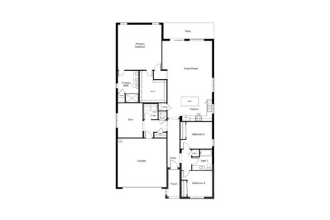 Планировка таунхауса «201SQM 168» 3 спальни в ЖК TIVOLI RESERVE