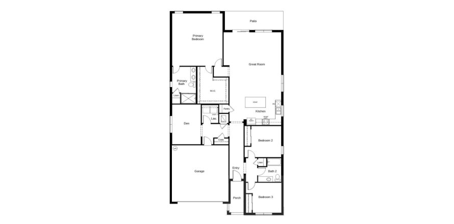 Townhouse in TIVOLI RESERVE in Davenport, Florida 3 bedrooms, 201 sq.m. № 56977