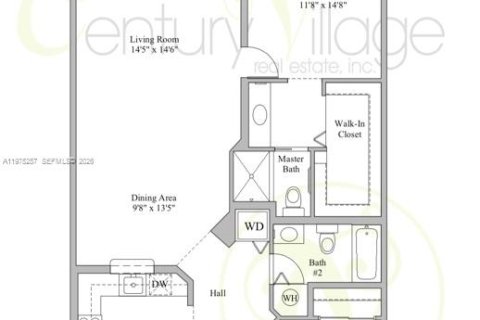 Купить кондоминиум в Пемброк-Пайнс, Флорида 2 спальни, 112.13м2, № 2036343 - фото 4