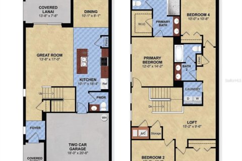 Townhouse in Groveland, Florida 4 bedrooms, 197.23 sq.m. № 1883958 - photo 2