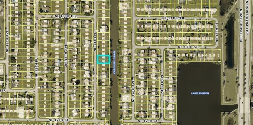 Terreno en Cape Coral, Florida № 1534807