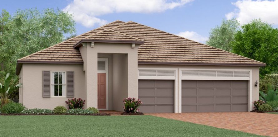 House in Mirada Active Adult in San Antonio, Florida 3 bedrooms, 243 sq.m. № 405082
