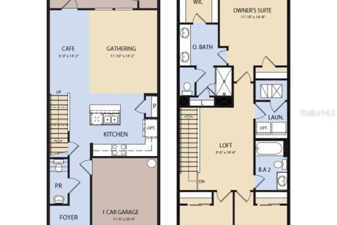 Adosado en venta en Orlando, Florida, 3 dormitorios, 154.12 m2 № 2330046 - foto 2