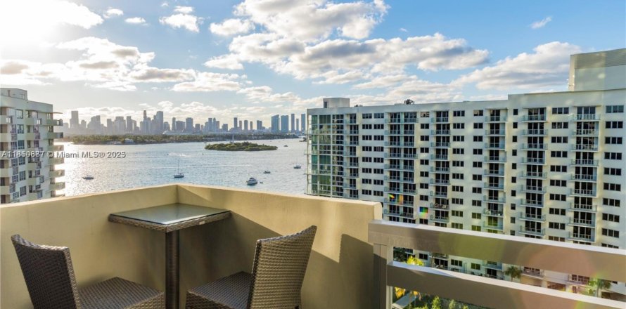 Кондоминиум с 1 спальней в Майами-Бич, Флорида № 1960103