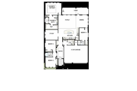 House floor plan «House», 4 bedrooms in Waterset Cottage Series