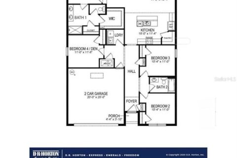 House in Brooksville, Florida 4 bedrooms, 171.5 sq.m. № 2235515 - photo 8