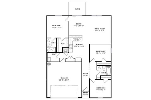 House in Wildwood, Florida 3 bedrooms, 130.81 sq.m. № 1883713 - photo 20