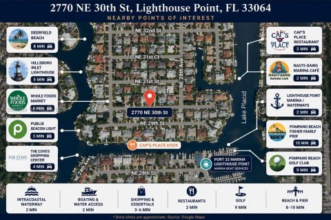 Villa ou maison à vendre à Lighthouse Point, Floride: 3 chambres, 165.83 m2 № 2273734 - photo 19
