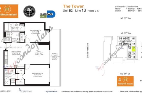 Condo in Miami, Florida, 2 bedrooms  № 1855274 - photo 25