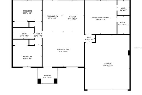House in Ocala, Florida 3 bedrooms, 123.75 sq.m. № 1905724 - photo 3