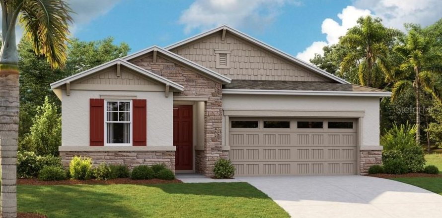 House in Tavares, Florida 4 bedrooms, 177.44 sq.m. № 1353391