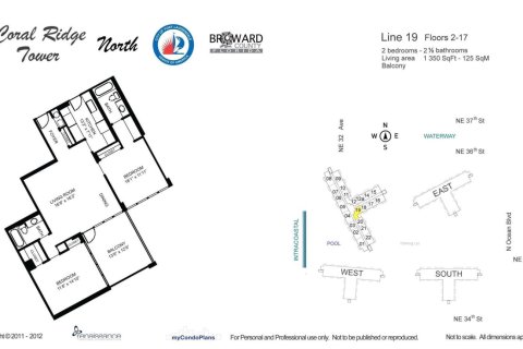 Condo in Fort Lauderdale, Florida, 2 bedrooms  № 2077547 - photo 3