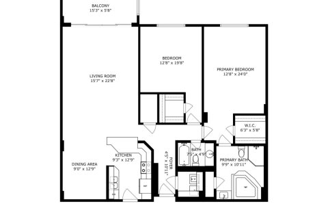 Condo in Miami, Florida, 2 bedrooms  № 1208218 - photo 1