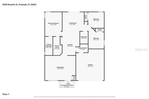 Villa ou maison à louer à Orlando, Floride: 3 chambres, 135.36 m2 № 2389068 - photo 2