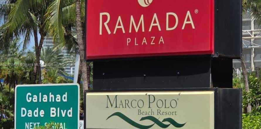 Studio à Condo à Sunny Isles Beach, Floride  № 2036764