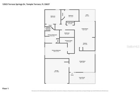 Villa ou maison à louer à Temple Terrace, Floride: 3 chambres, 157.1 m2 № 2279839 - photo 2