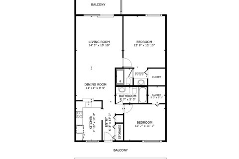 Condo in Lauderhill, Florida, 2 bedrooms № 2248282 - photo 5