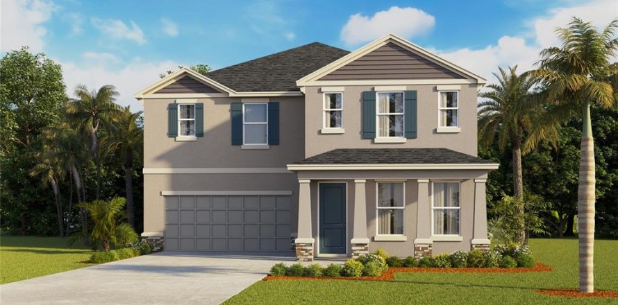 House in ANGELINE in Land O' Lakes, Florida 4 bedrooms, 309.74 sq.m. № 1919864