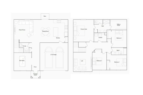 House floor plan «240SQM», 4 bedrooms in LIBERTY PRESERVE