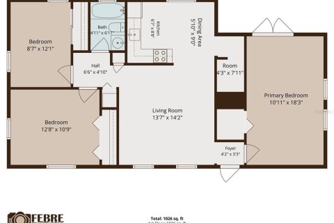 House in Saint Petersburg, Florida 3 bedrooms, 96.62 sq.m. № 2345401 - photo 23
