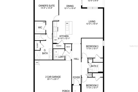 Villa ou maison à vendre à Parrish, Floride: 3 chambres, 155.33 m2 № 1853216 - photo 20