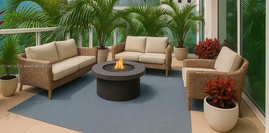 Кондоминиум с 3 спальнями в Майами, Флорида № 1954564