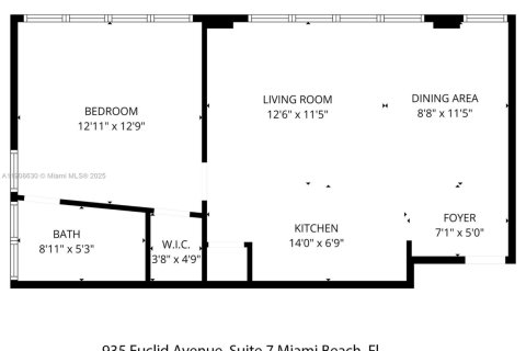 Купить кондоминиум в Майами-Бич, Флорида 1 спальня, 60.11м2, № 1964355 - фото 25