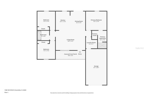 House in Dunnellon, Florida 3 bedrooms, 112.32 sq.m. № 2220903 - photo 3
