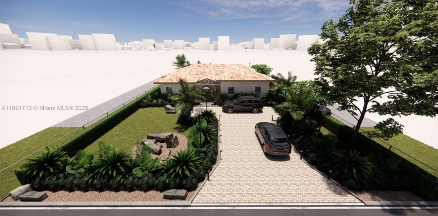 House in Miami Shores, Florida 4 bedrooms, 106.37 sq.m. № 2012624