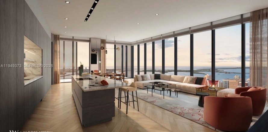 Кондоминиум с 2 спальнями в Майами, Флорида № 2005669