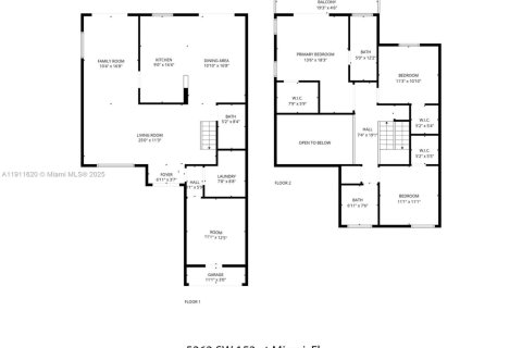 Casa en alquiler en Miami, Florida, 3 dormitorios, 167.6 m2 № 2017155 - foto 26