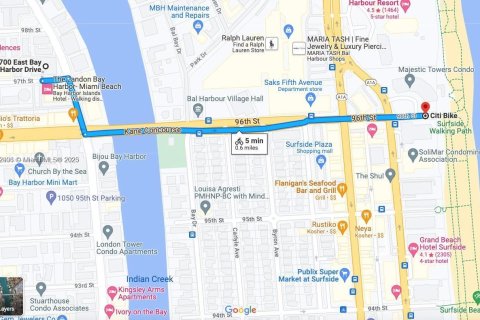 Condominio en alquiler en Bay Harbor Islands, Florida, 1 dormitorio, 85.38 m2 № 2054984 - foto 22