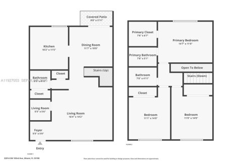 Adosado en venta en Cutler Bay, Florida, 3 dormitorios, 141.03 m2 № 1985858 - foto 22