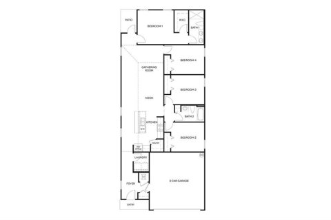 House in Bunnell, Florida 4 bedrooms, 141.77 sq.m. № 2359505 - photo 2