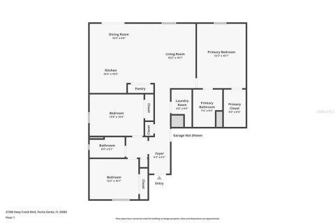 House in Punta Gorda, Florida 3 bedrooms, 132.39 sq.m. № 1678504 - photo 22