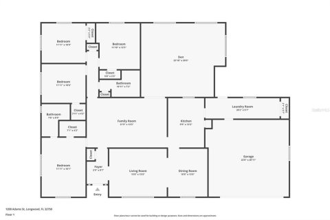 House in Longwood, Florida 4 bedrooms, 229.38 sq.m. № 1919480 - photo 24