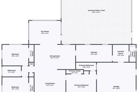 House in Clearwater, Florida 3 bedrooms, 155.33 sq.m. № 2093192 - photo 6