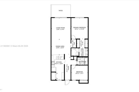 House in Hialeah, Florida 2 bedrooms, 101.17 sq.m. № 1948189 - photo 17