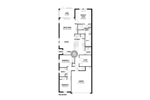 Townhouse floor plan «164SQM TOPSAIL», 3 bedrooms in SUNSTONE AT WELLEN PARK