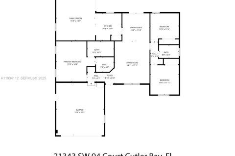Снять в аренду виллу или дом в Катлер-Бей, Флорида 3 спальни, 157м2, № 1992410 - фото 29