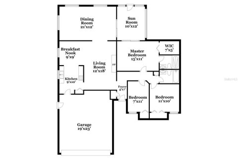 House in Sanford, Florida 3 bedrooms, 125.98 sq.m. № 1910395 - photo 16