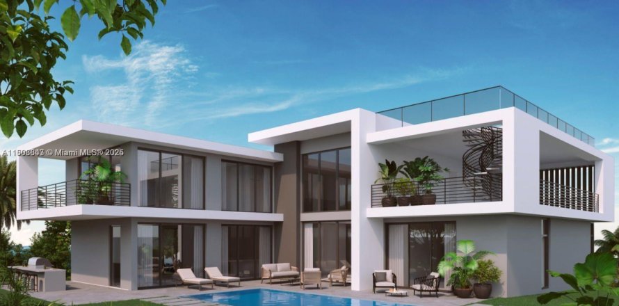 Villa ou maison à Hollywood, Floride 4 chambres № 1957998